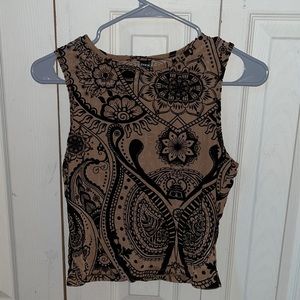 Decorative crop top